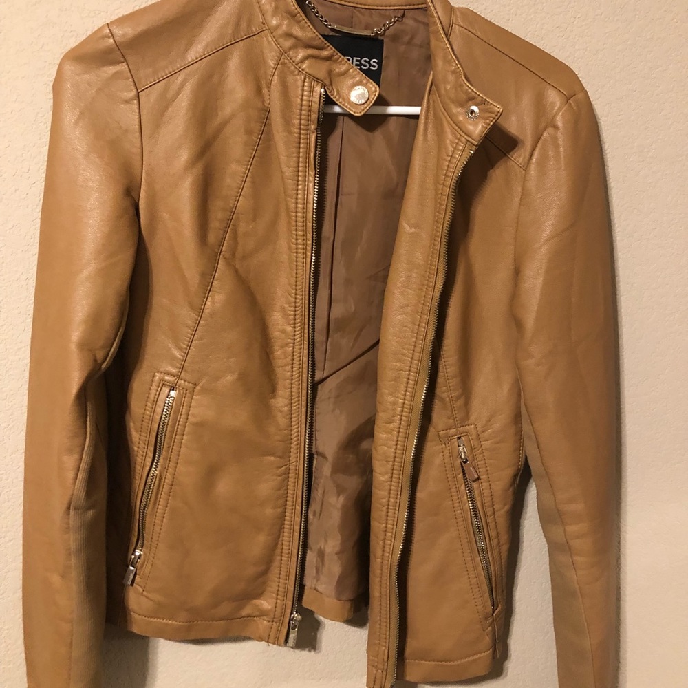 Express leather jacket